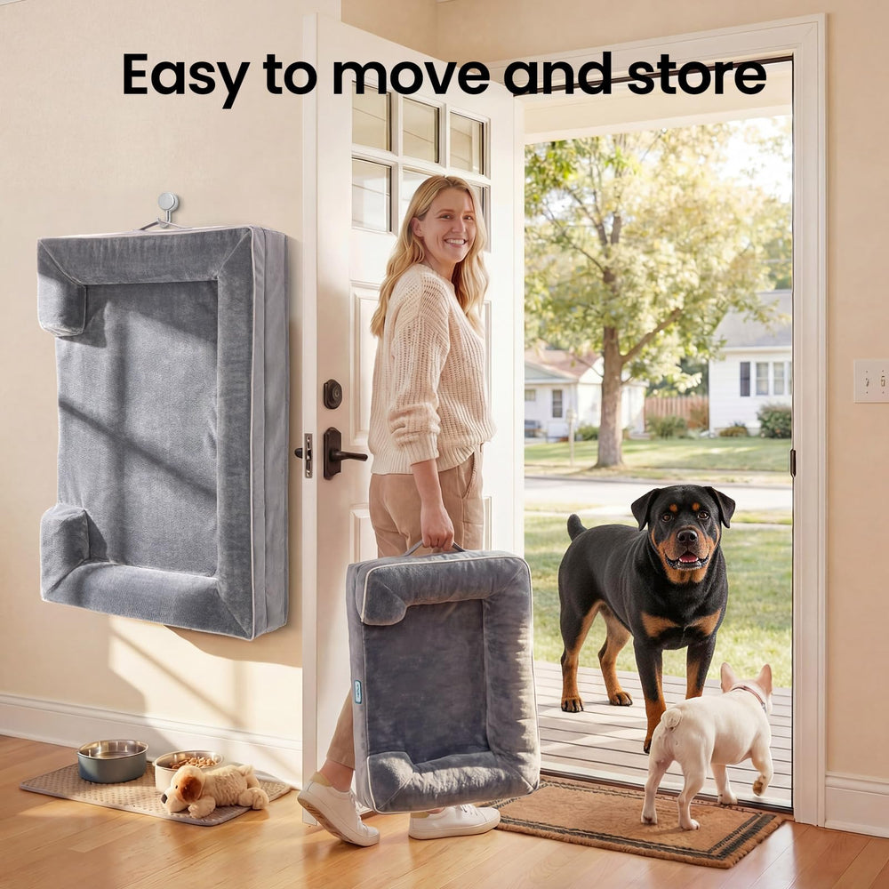 Versatile 45-inch bed fits extra-large dogs and big cats in any room.