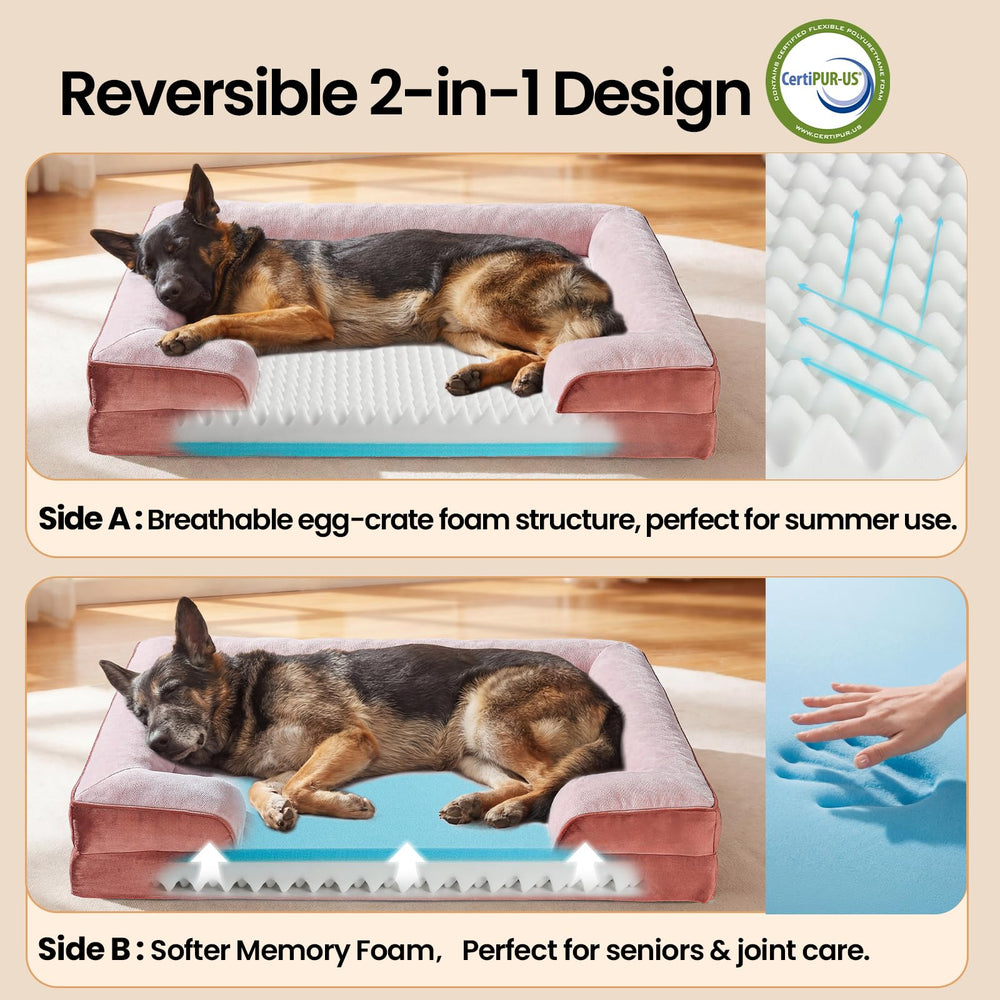Ultra-soft plush sleep surface of OhGeni bed for noses and paws