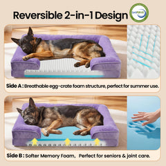 OhGeni removable cover is machine washable for quick, hygienic cleanup.