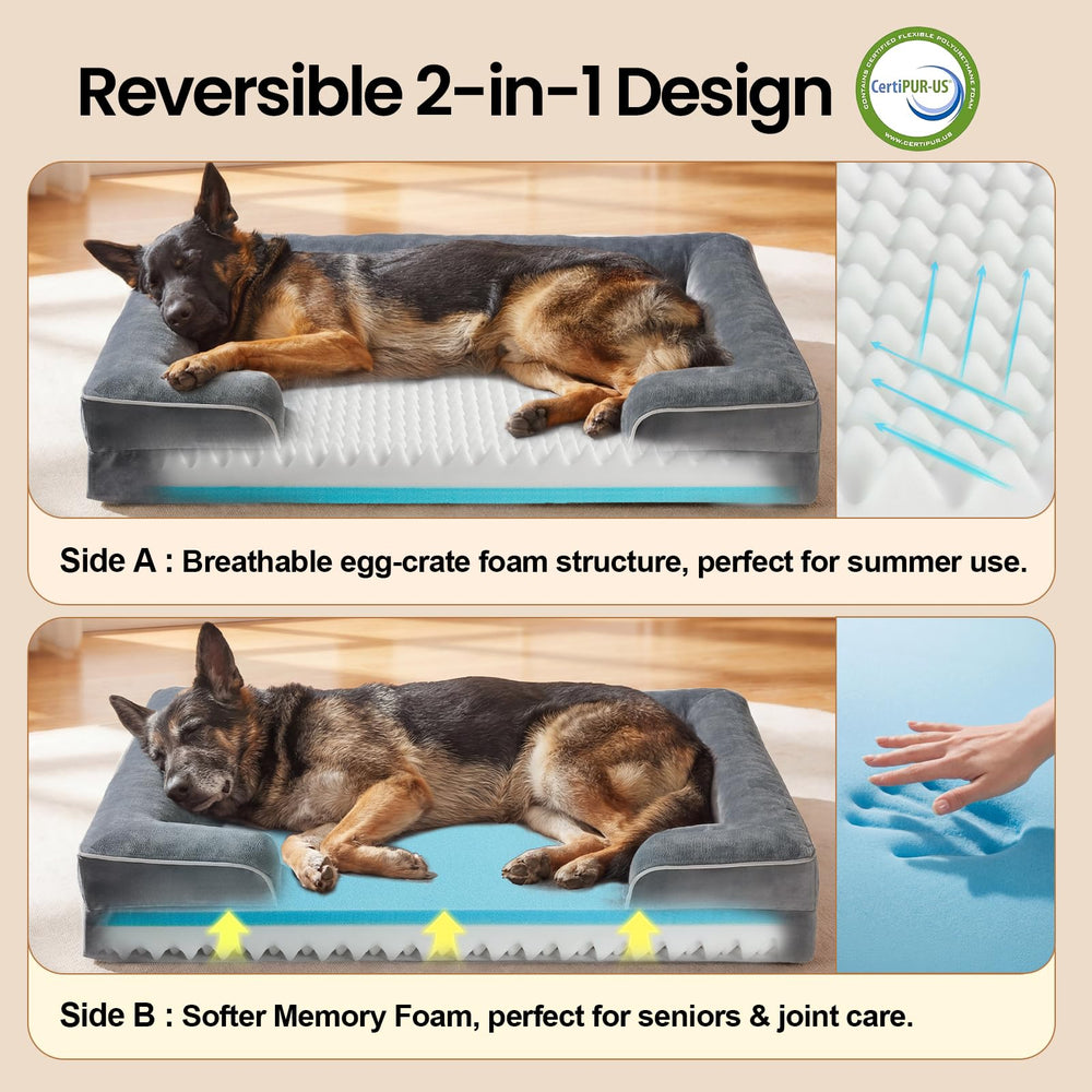 OhGeni removable waterproof cover keeps the bed clean and dry.