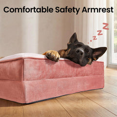Reversible egg-crate foam surface on OhGeni bed for versatile comfort