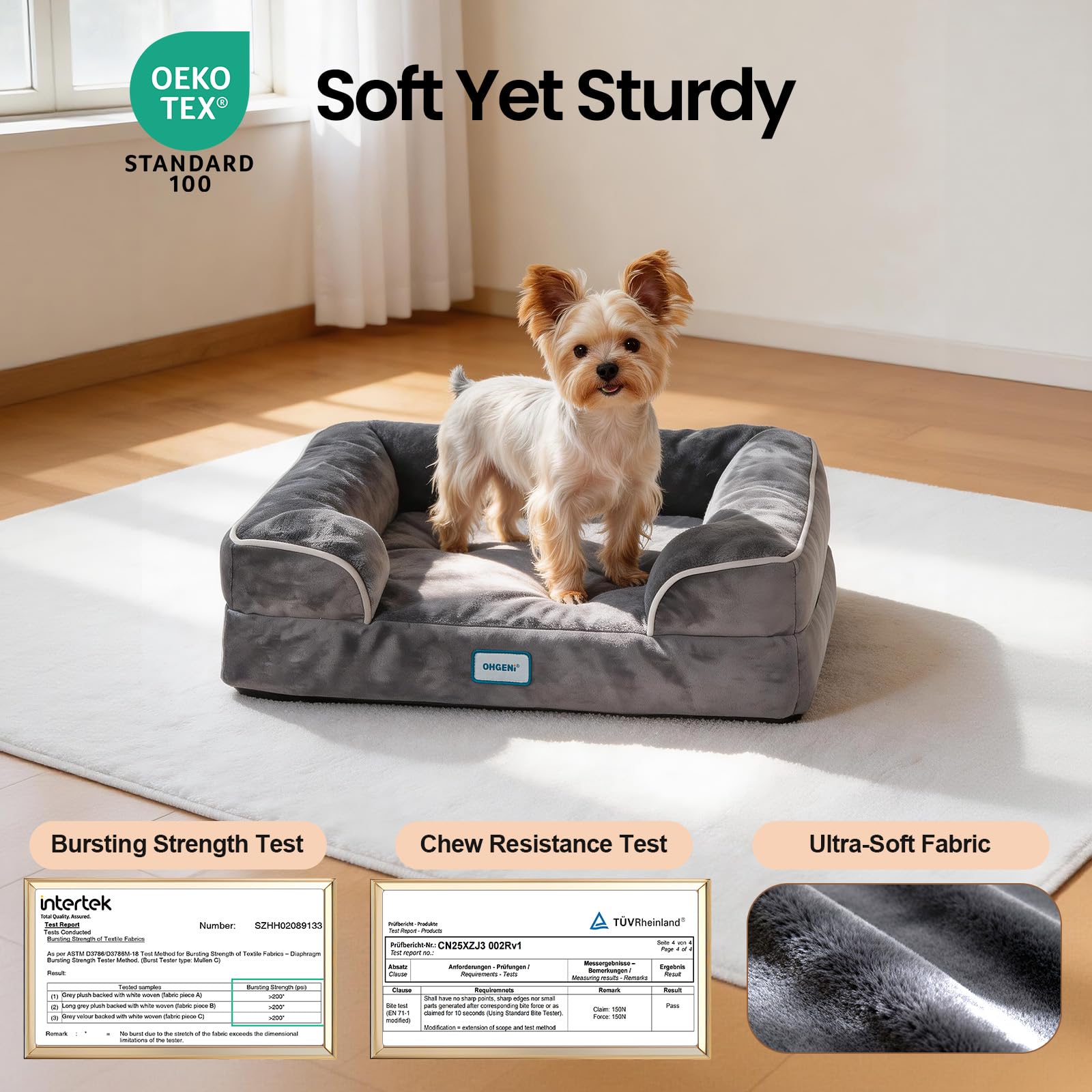 OhGeni waterproof liner protects the mattress from accidents