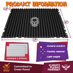 ohlela pet deterrent mat indoor outdoor keeps pets off furniture and off counters.
