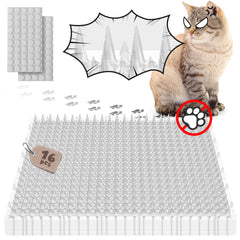 ohlela scat mat 16x13 spikes closeup deters pets from plants.