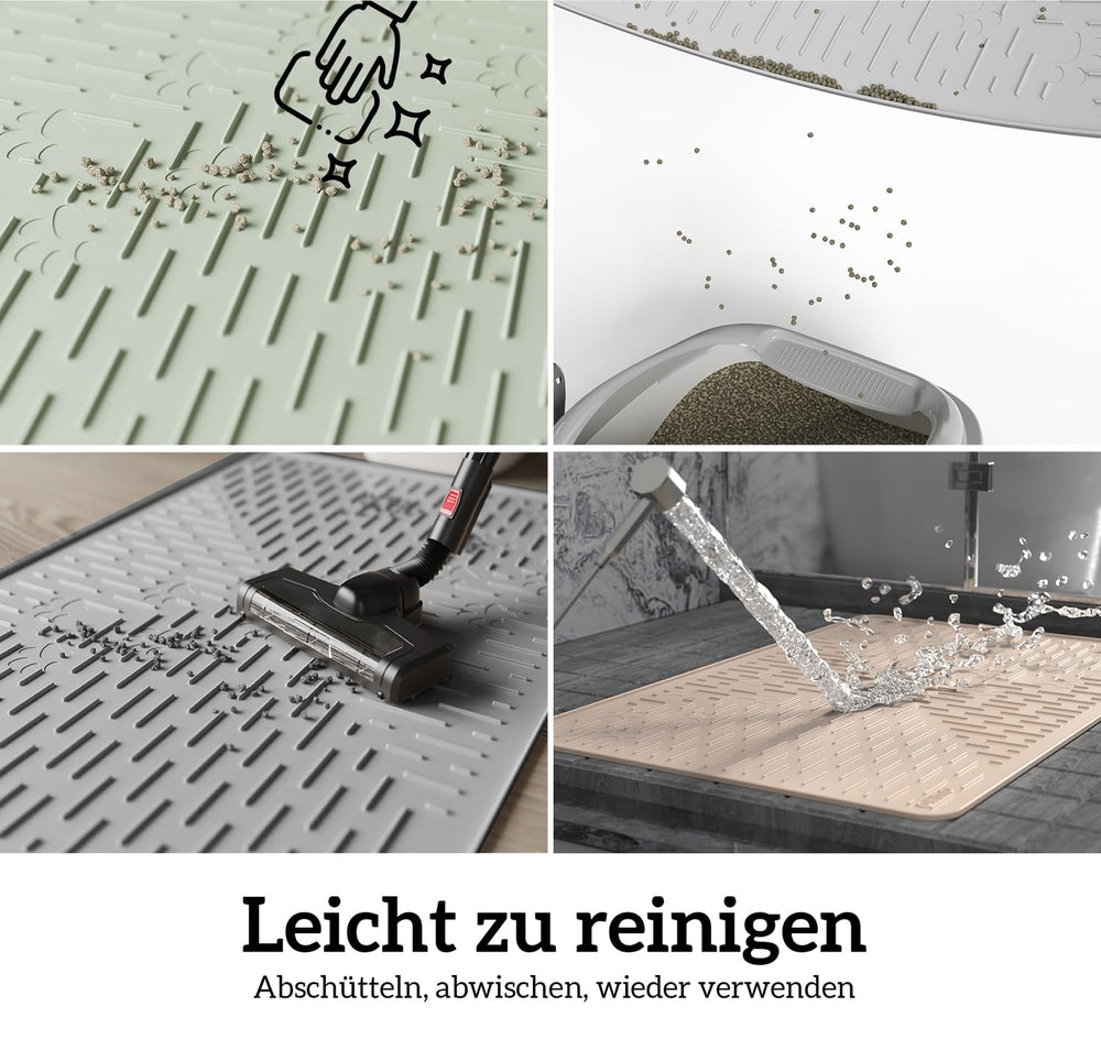 OHMO cat litter mat multifuction-use scene shows versatility beyond littering
