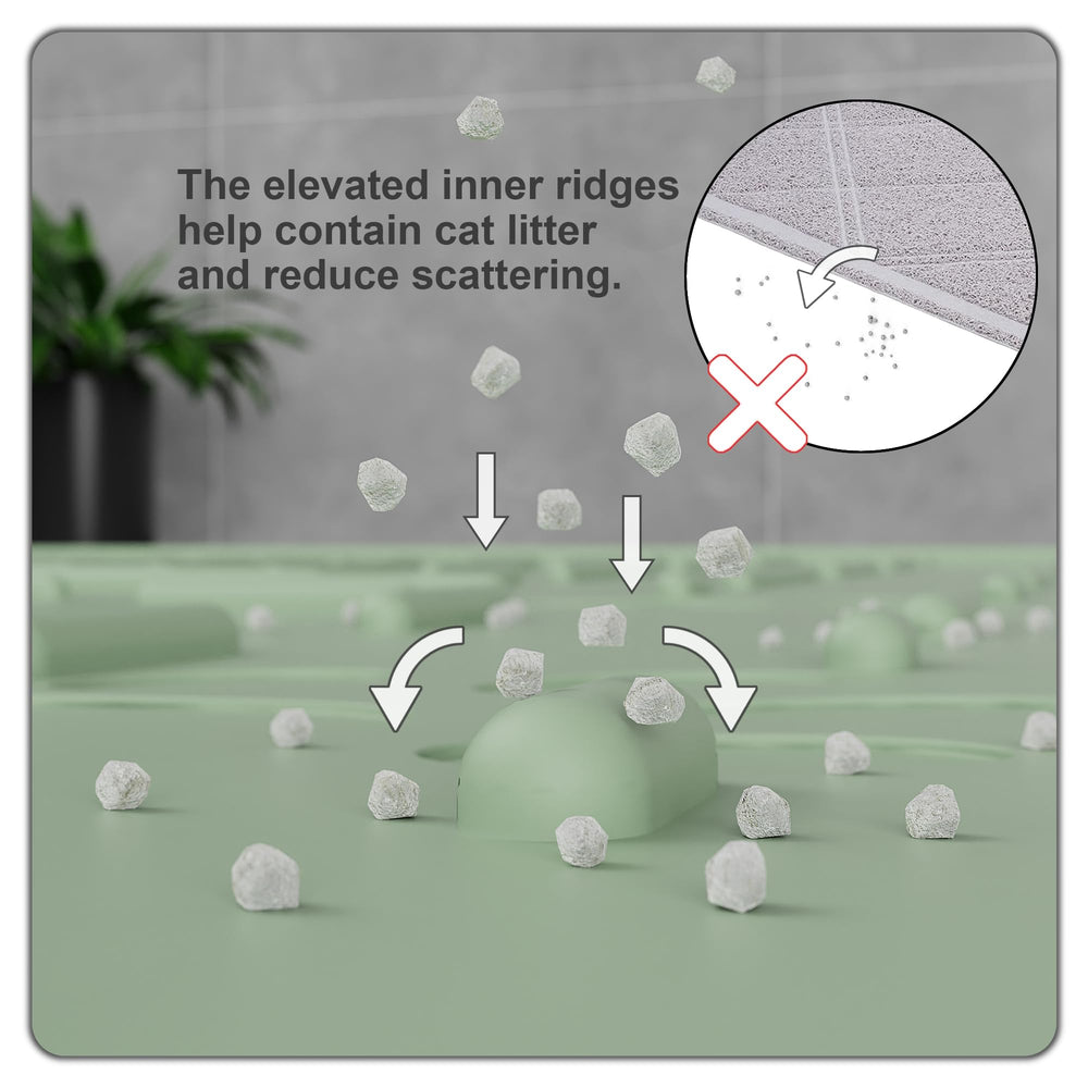 OHMO silicone mat durability close-up demonstrates non-porous, waterproof surface that resists stains.