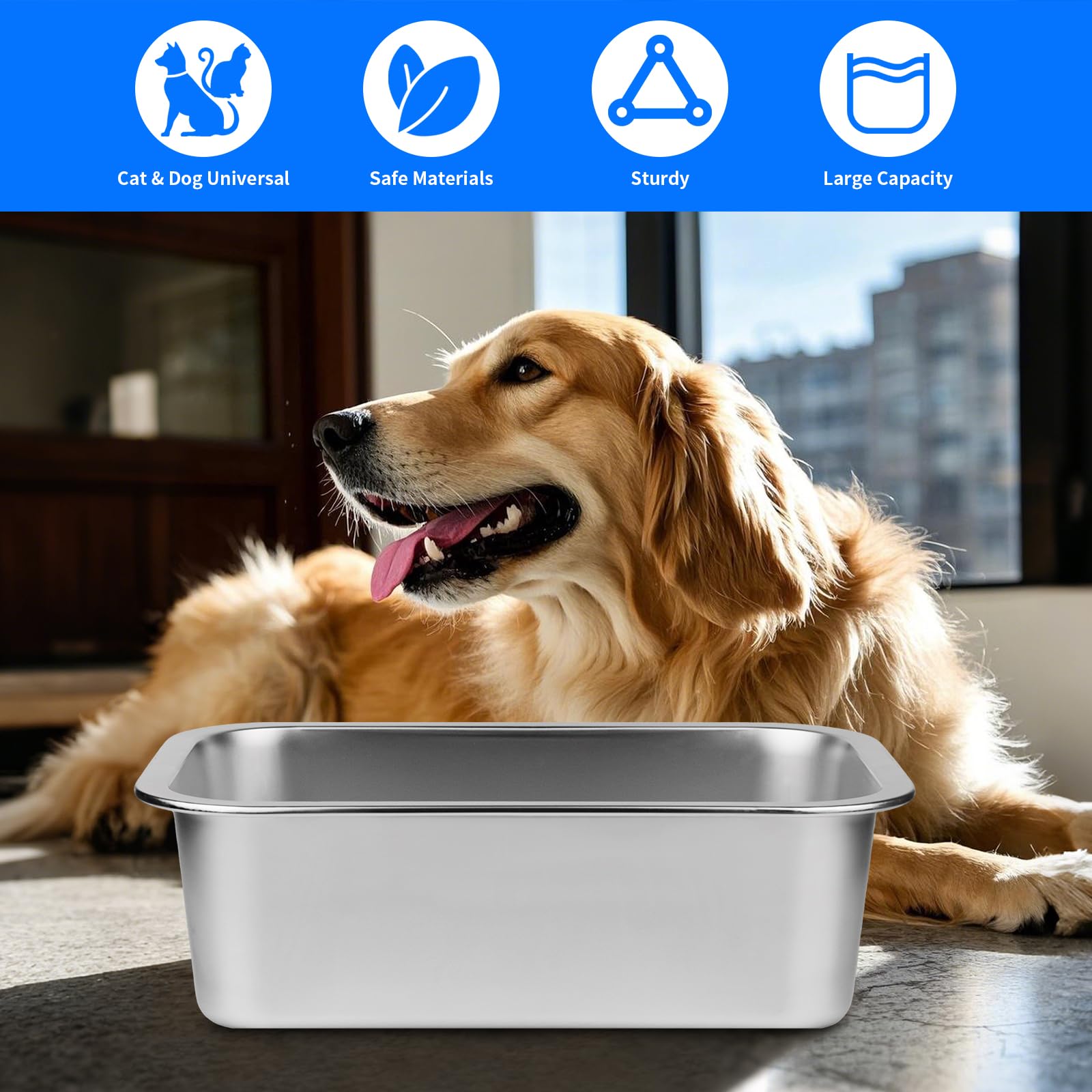 Holds warm or cool food safely for comfortable dining.