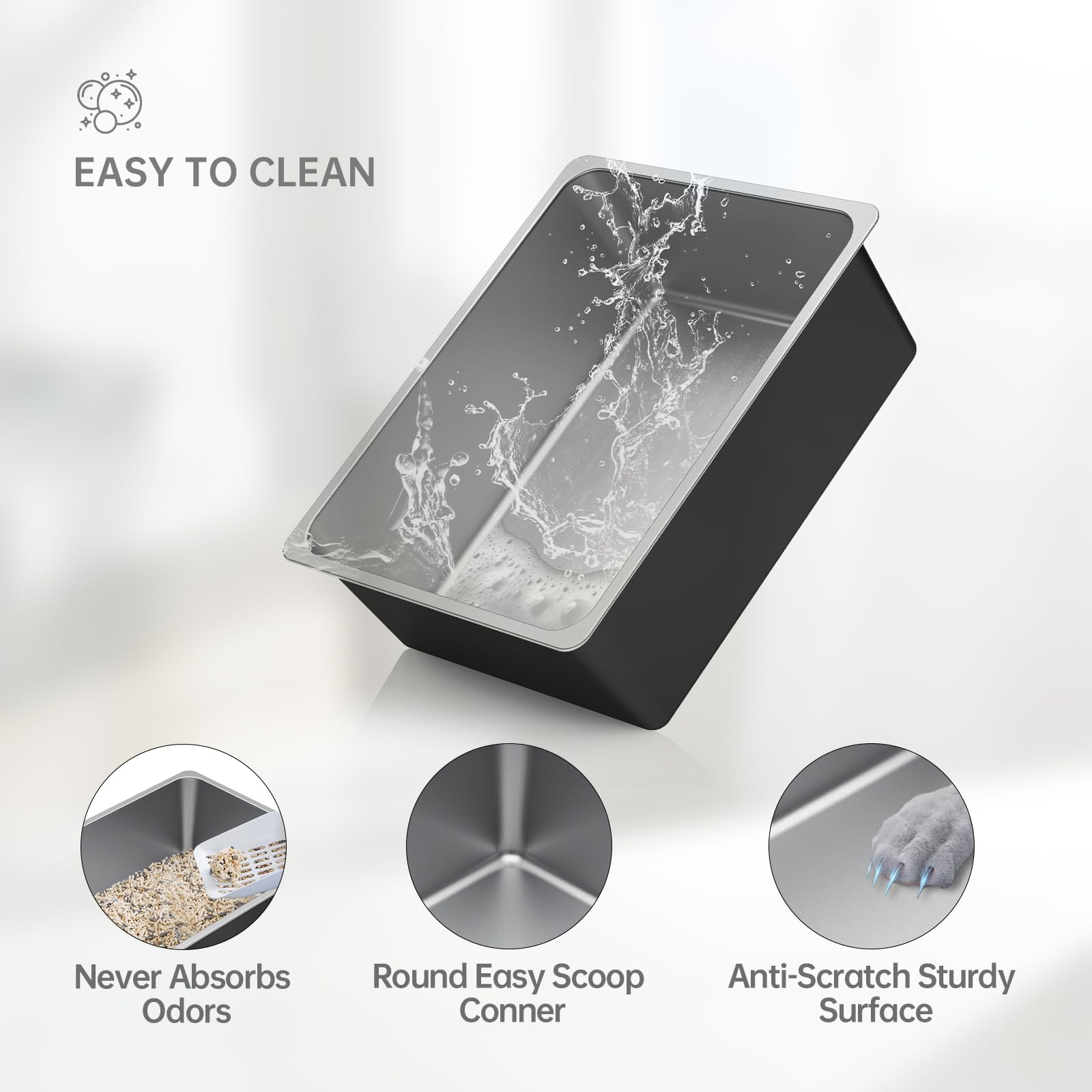 Ohtomber non-stick surface helps quick cleaning and drying after use.