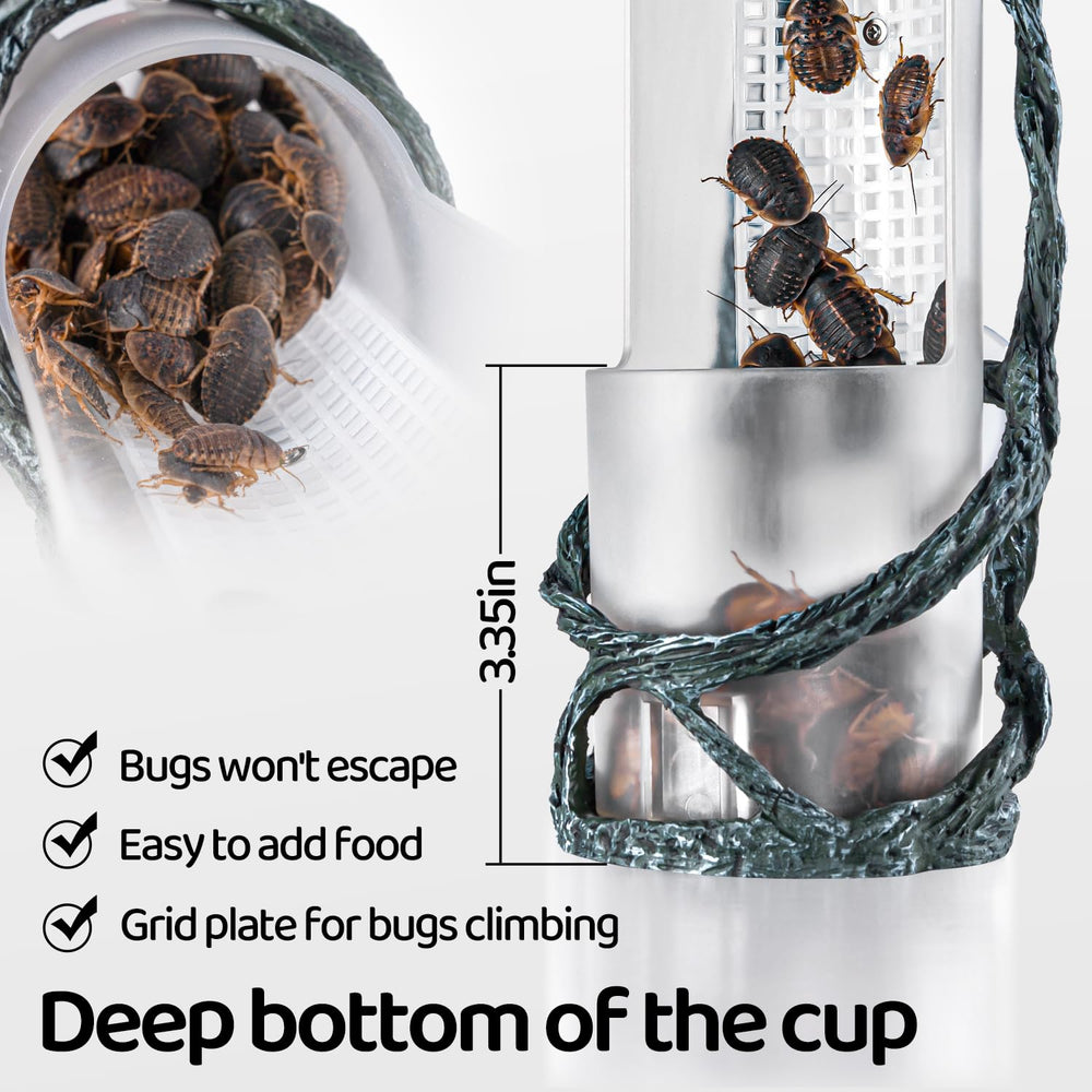 Oiibo anti-escape cup prevents bug escape during feeding