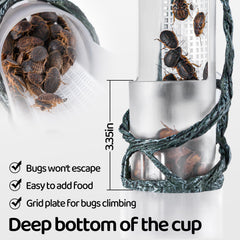 Oiibo anti-escape cup prevents bug escape during feeding