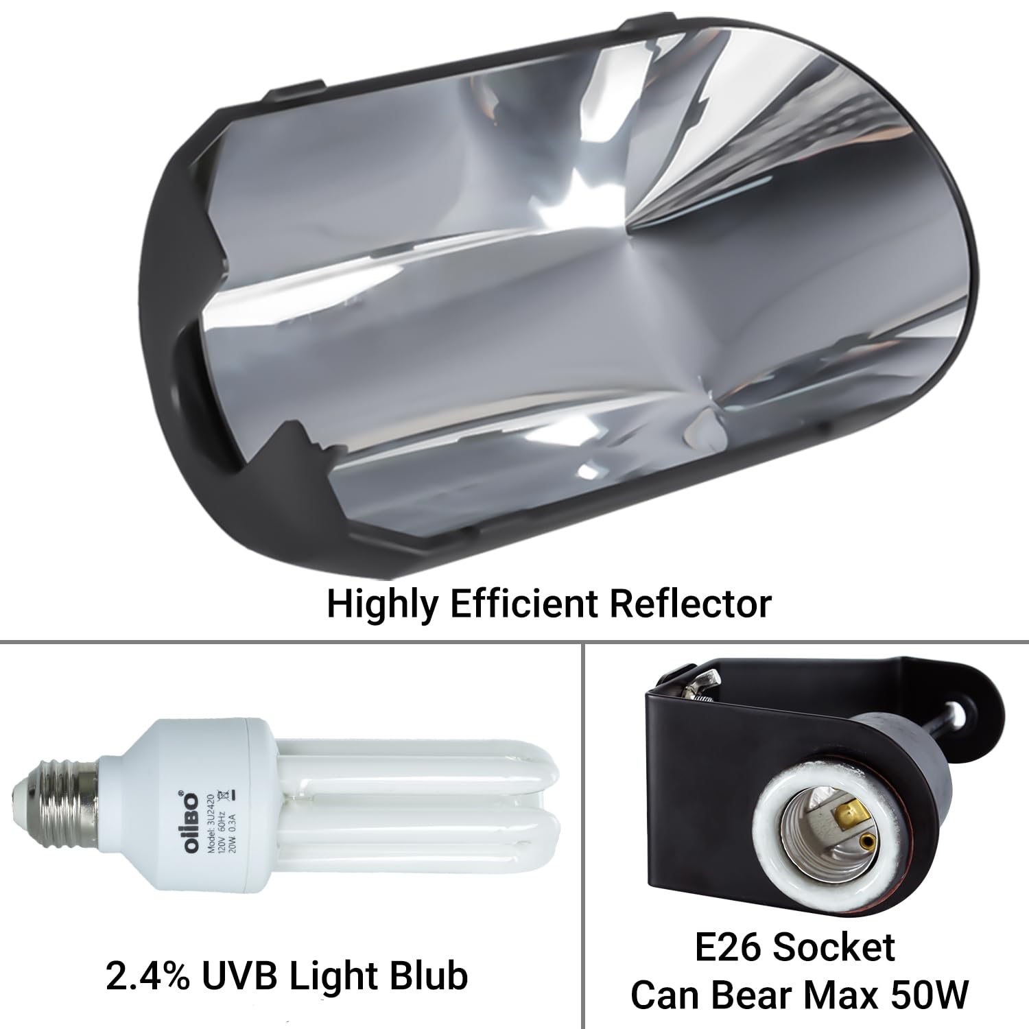Oiibo clip-on safety grill protects the lamp while maximizing light.