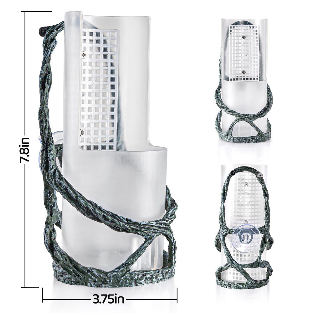 Oiibo vine-shaped feeder adds decorative enrichment to tank