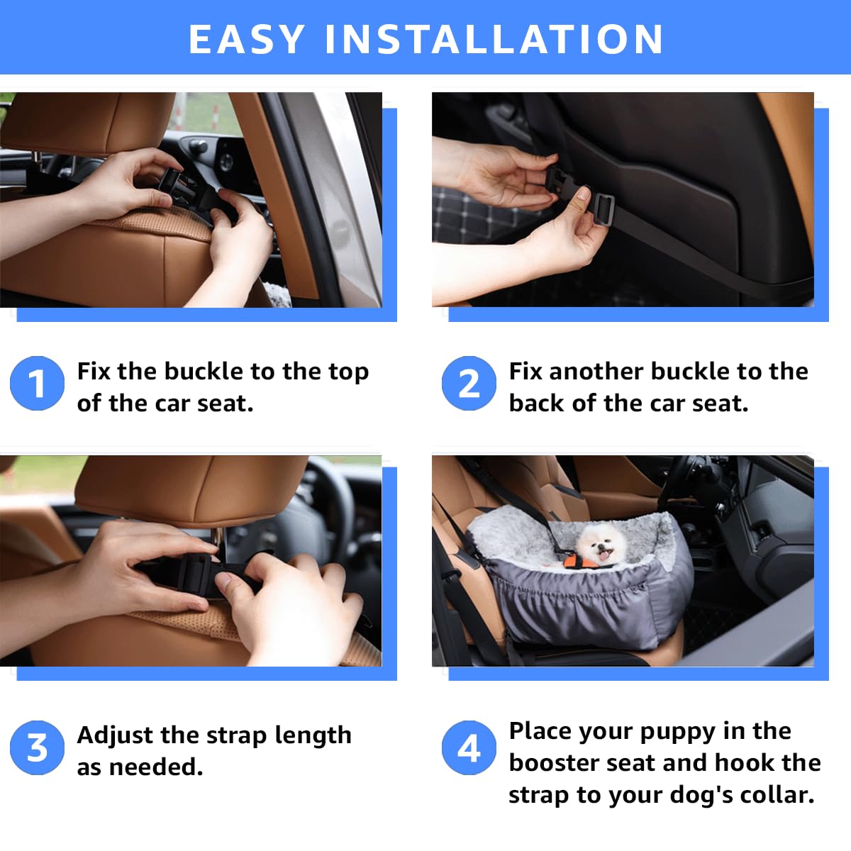 Oiilores anti-slip Oxford bottom reduces sliding in cars.