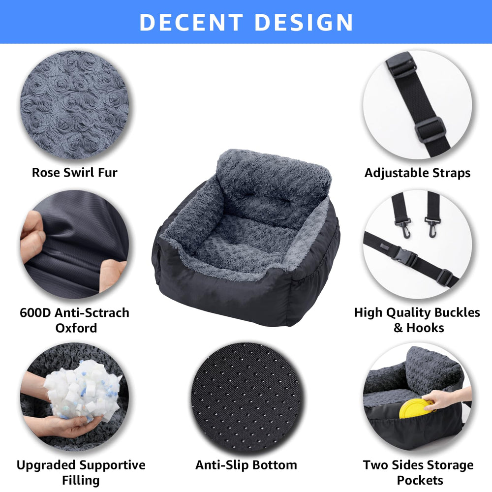 Oiilores washable pet booster seat that's easy to clean after adventures.