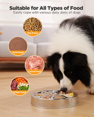 Oiwliur 5-cup capacity bowl fits larger portions for bigger dogs.