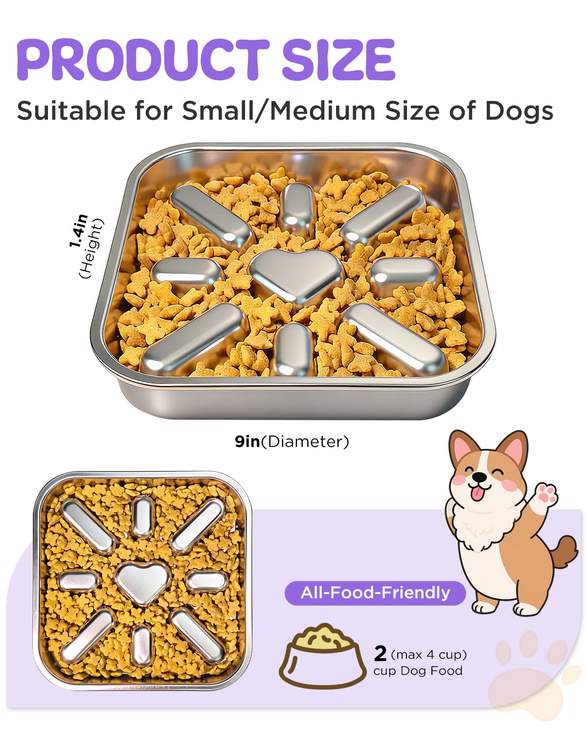 Oiwliur dishwasher-safe bowl for quick cleaning