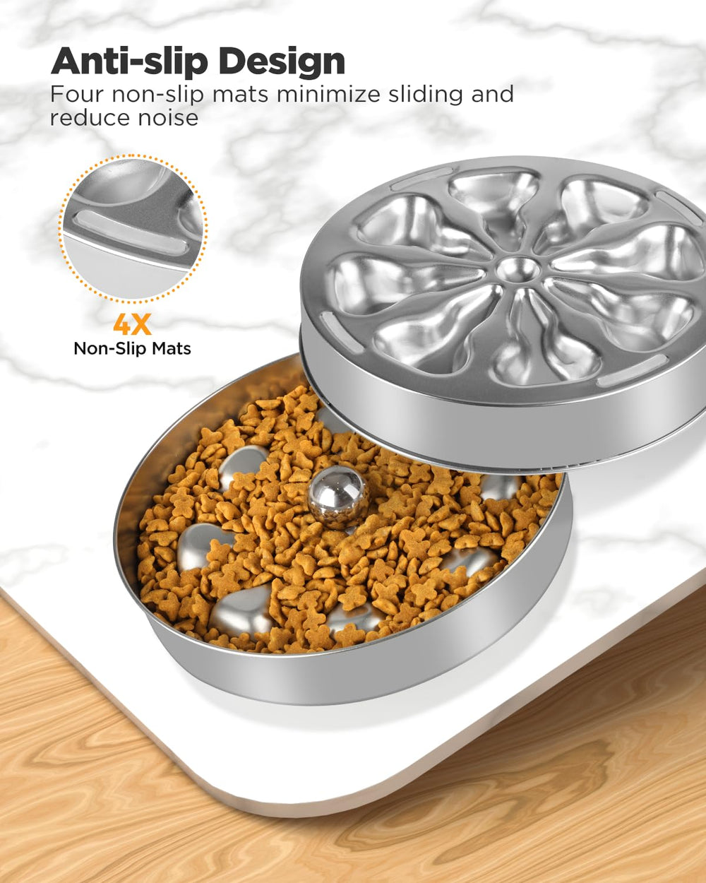Oiwliur dishwasher-safe design makes post-meal cleanup quick.
