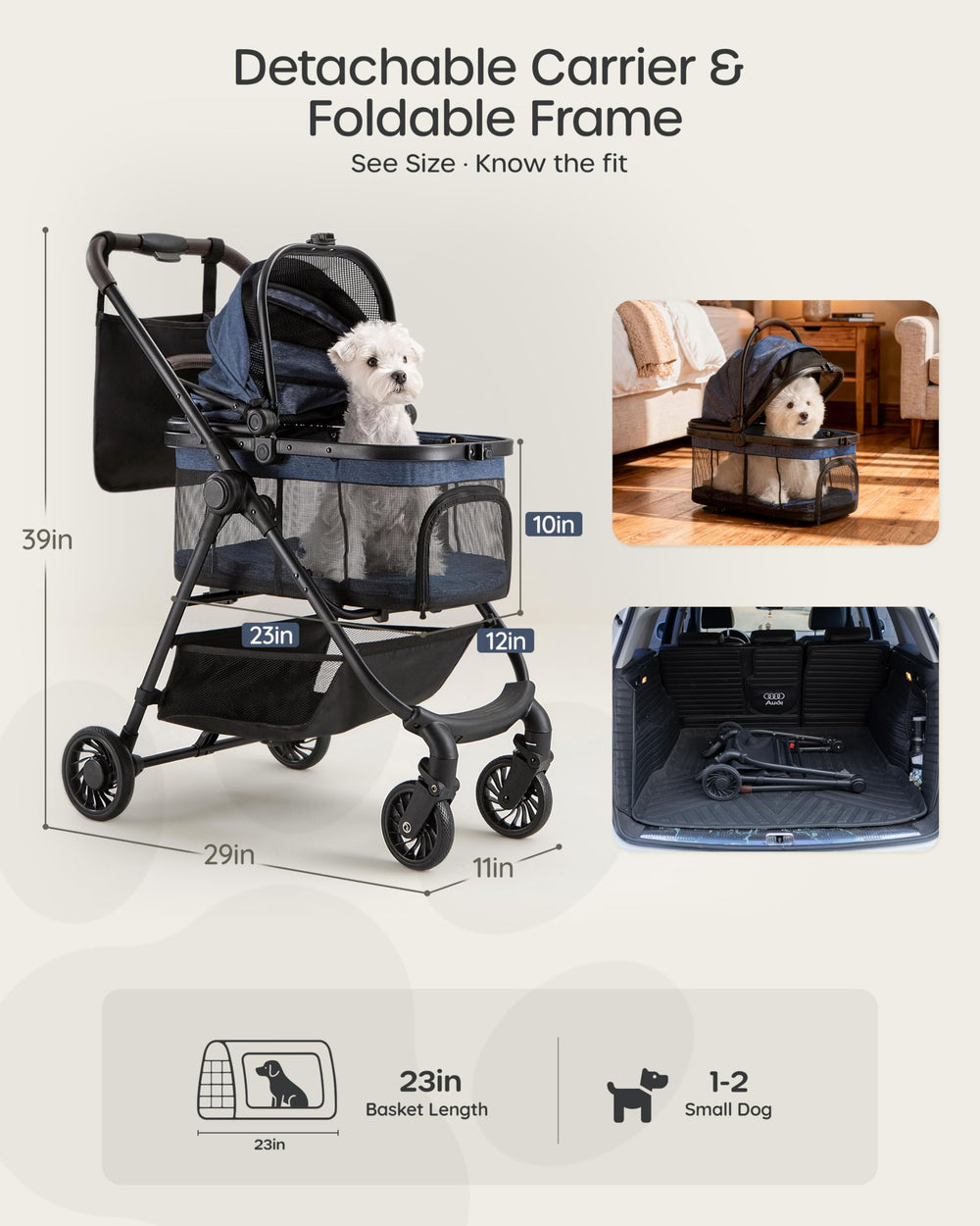 OJCME adjustable canopy and sunshade for shade and ventilation