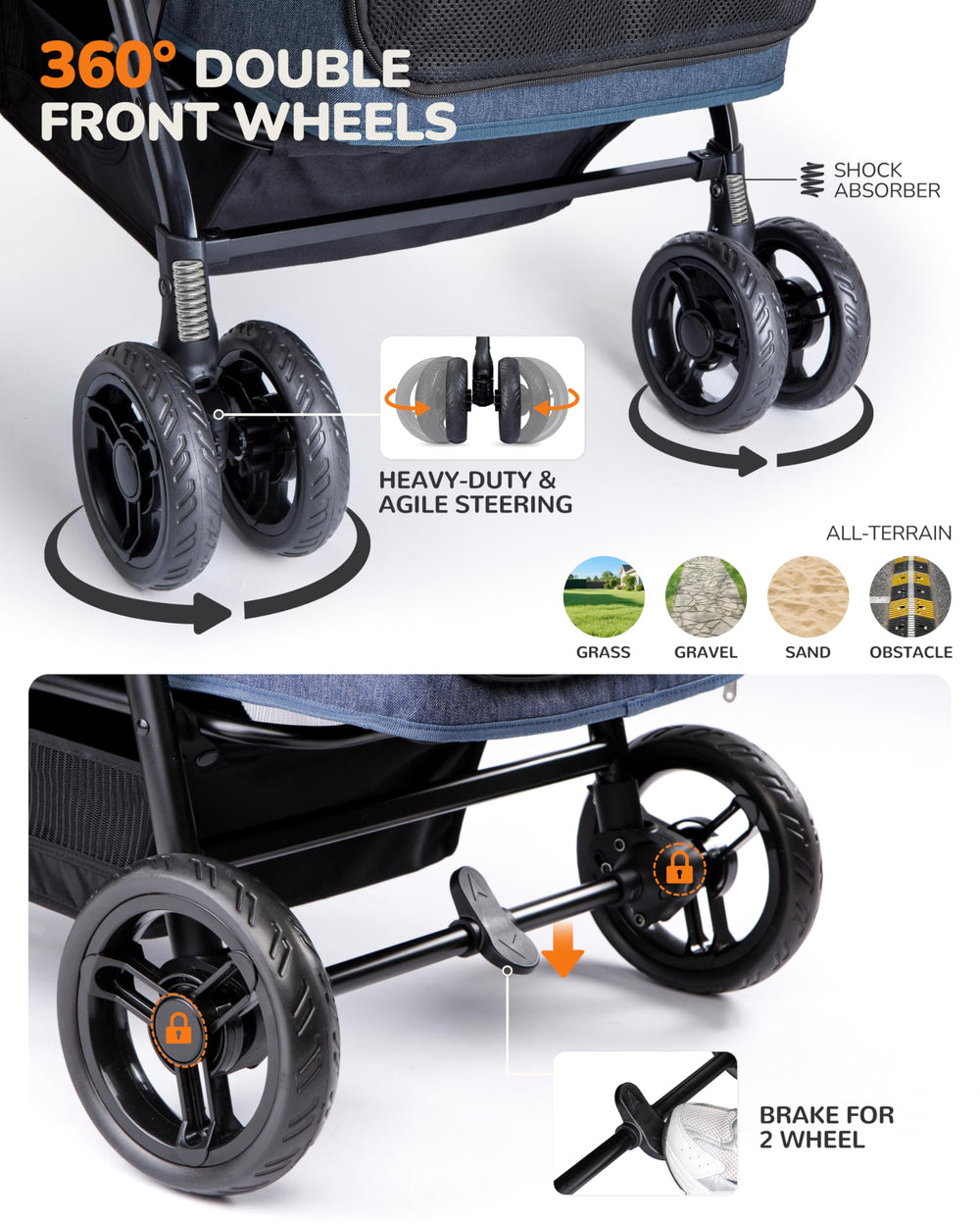 OJCME foldable design for easy storage and travel.