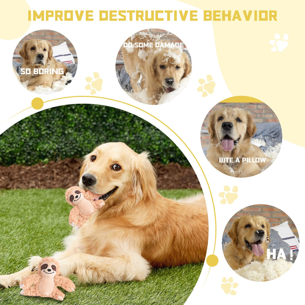 Okegztoa plush texture is gentle on teeth, suitable for dogs of all ages.