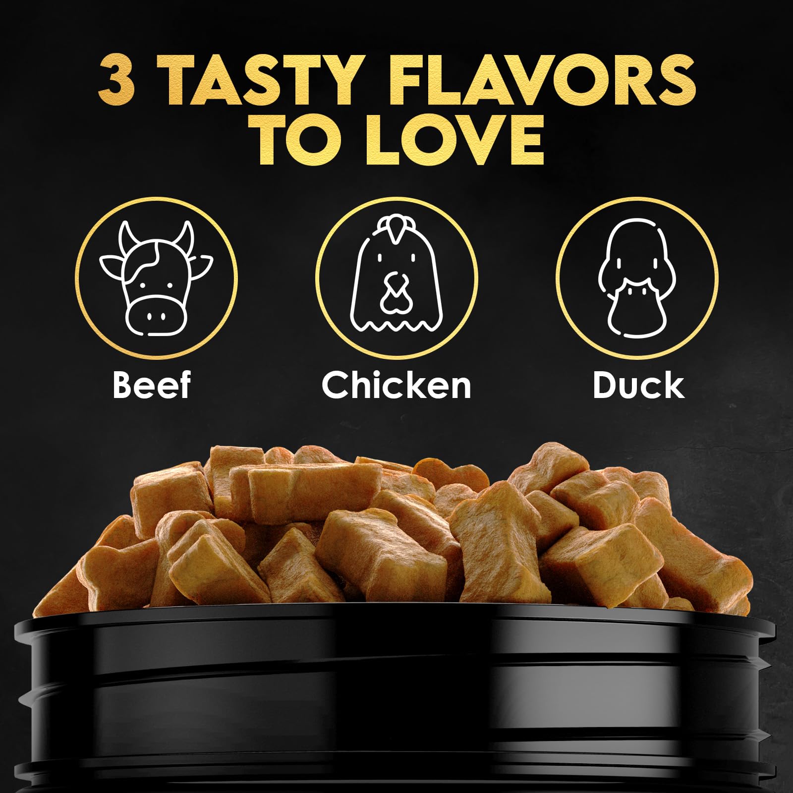 OKKÖBI 11in1 Chews serving image demonstrates convenient packaging.