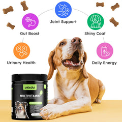 OKKÖBI joint-support glucosamine chews closeup with mobility benefits.