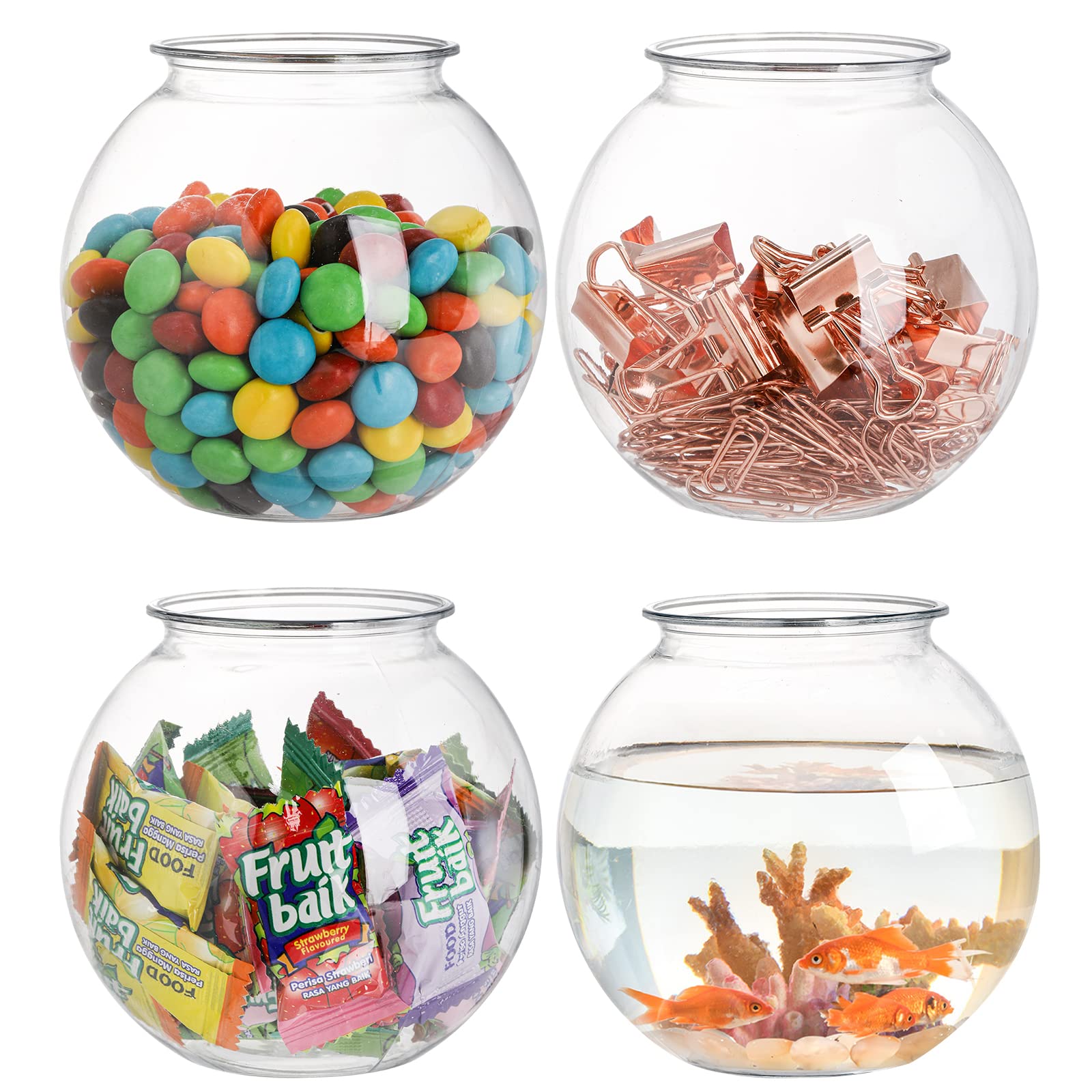 Okllen ivy bowl wide-mouth design makes filling easy for creative displays.