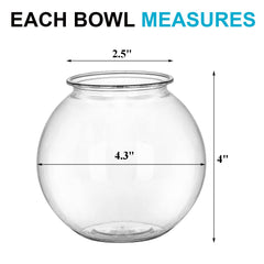Okllen plastic ivy bowl round design provides a durable decor option for parties.