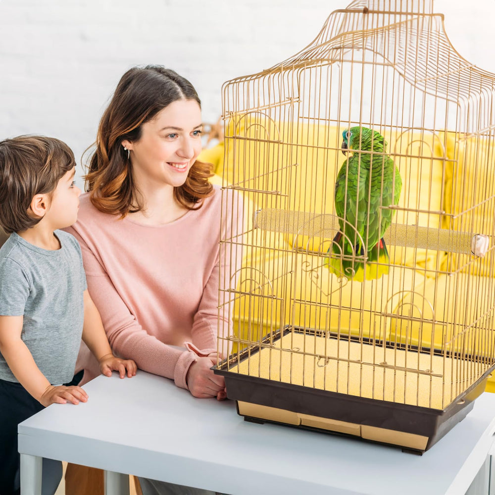 Okllen quick-change liner reduces mess between cage cleanups.