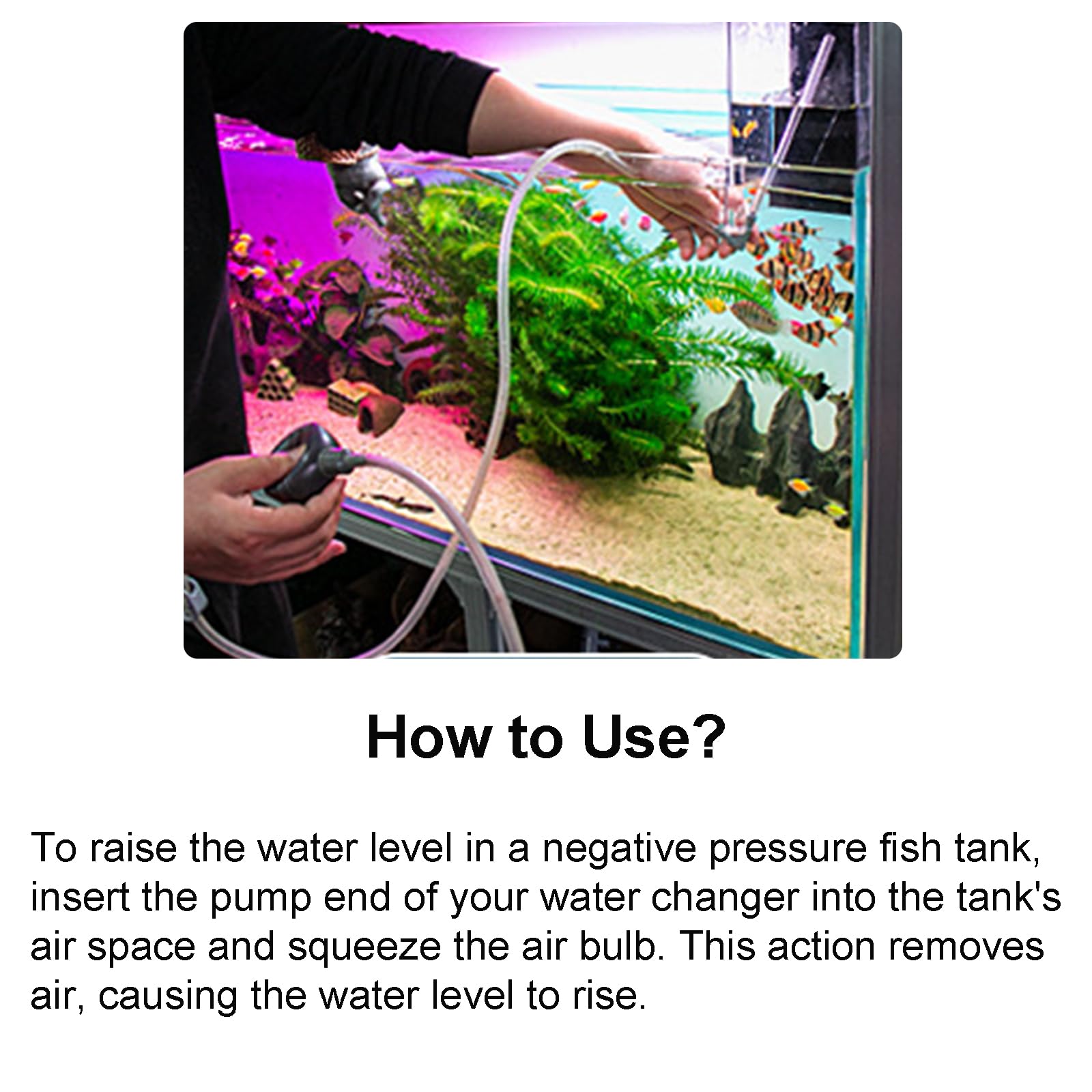 Okllen Space-Saving Suspended Tank keeps your setup tidy and accessible