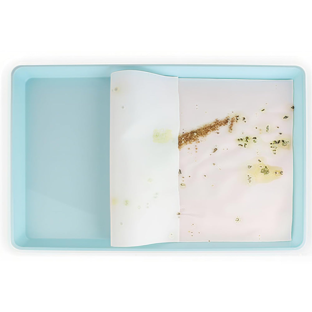 Okllen white bird cage liners simplify monitoring and daily care.