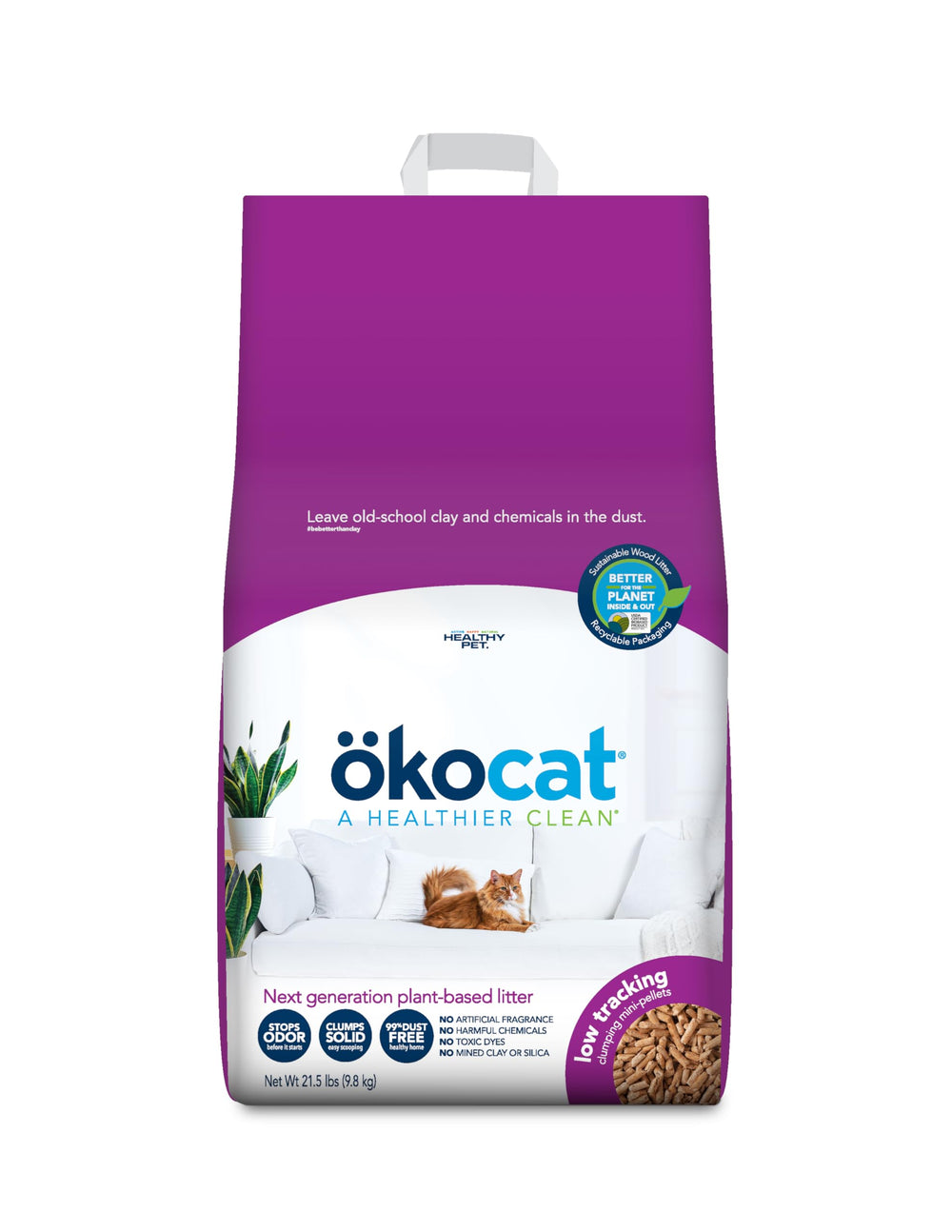 ökocat less mess mini pellets litter forming easy solid clumps for quick cleanup