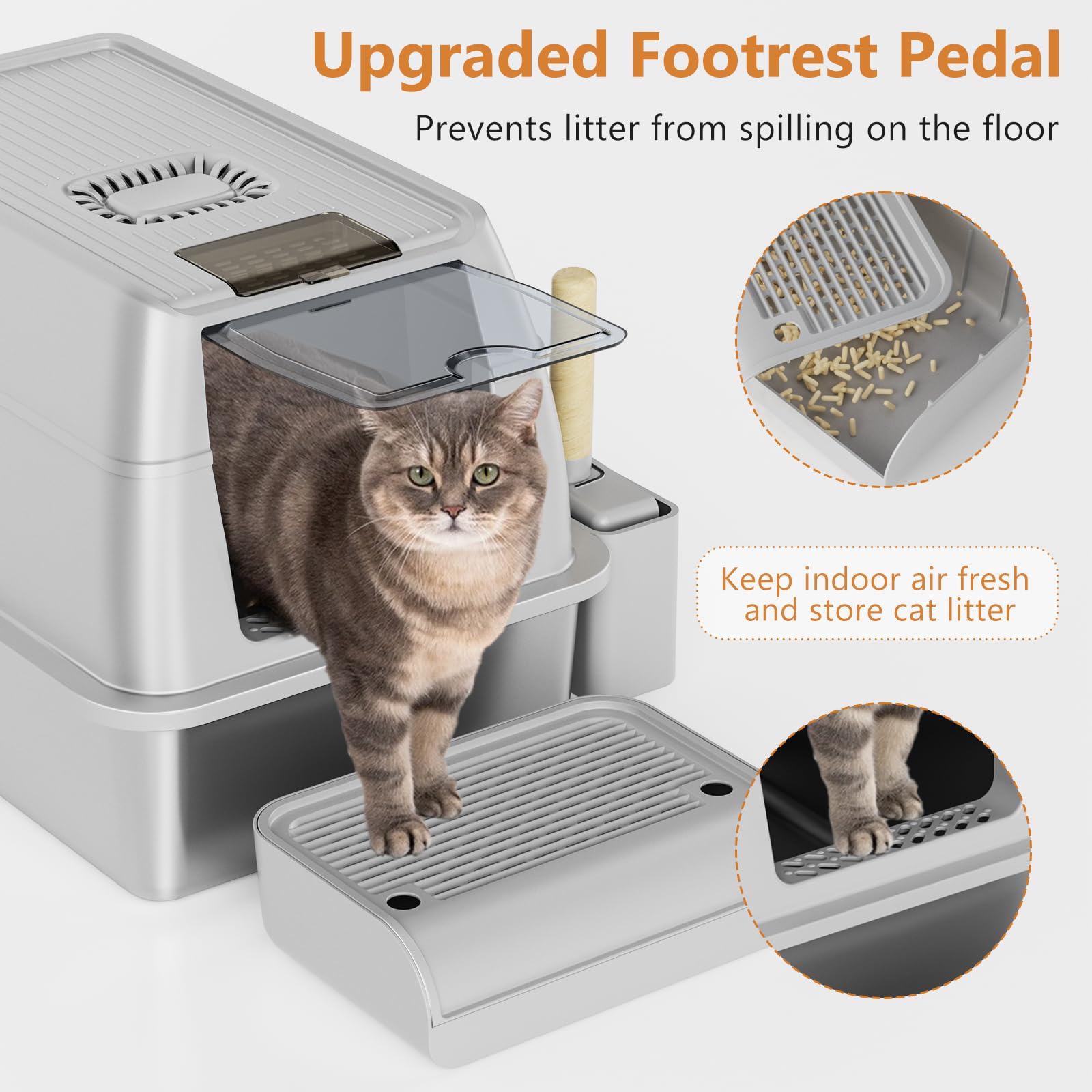 OKSOTY semi-enclosed configuration promotes ventilation and easy cleaning.
