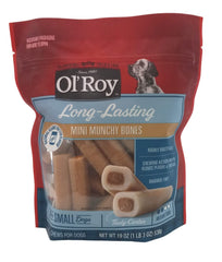 Ol' Roy Mini Munchy Bones Peanut Butter image 1 ideal chew for small dogs and tasty rewards