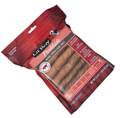 Resealable Ol' Roy bag keeps porkhide twists fresh