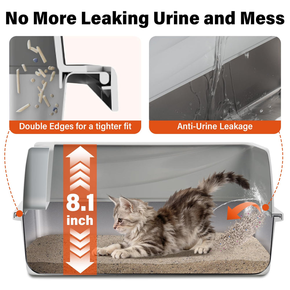 Olacat easy clean design with smooth surface for quick rinsing