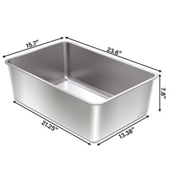 Olacat high-sided litter box prevents spills and urine splashes