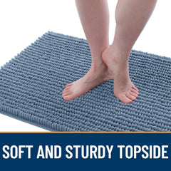 OLANLY mat features a non-slip base for stable footing on floors.