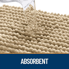 OLANLY easy clean machine washable mat design