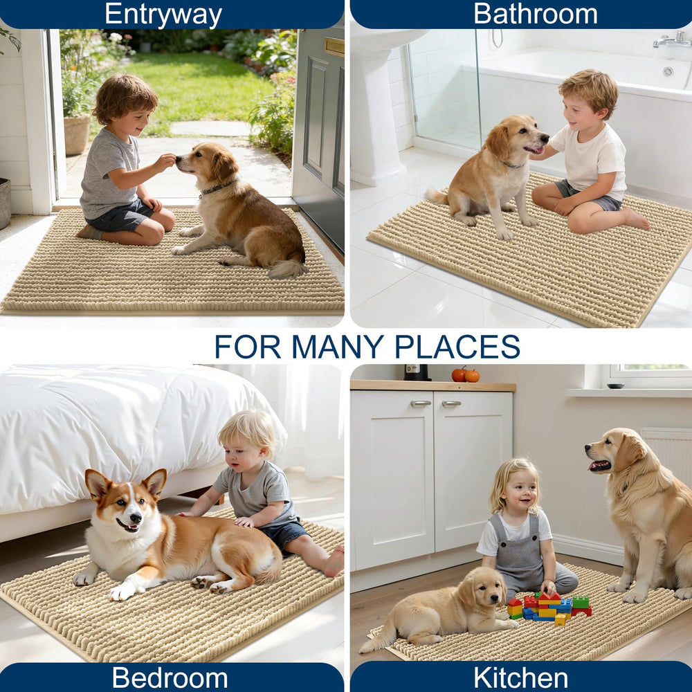 OLANLY versatile entryway mat for pets and homes