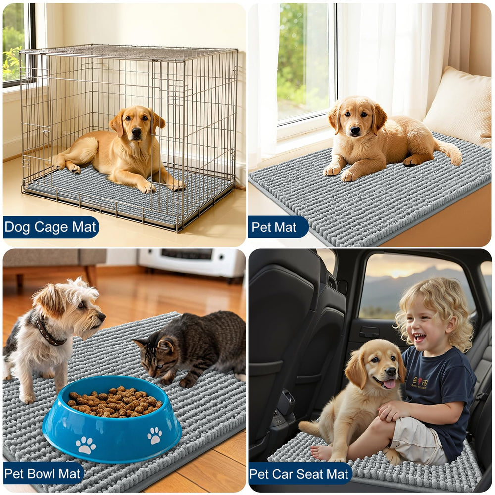 OLANLY versatile mat doubles as crate liner or pet mat.