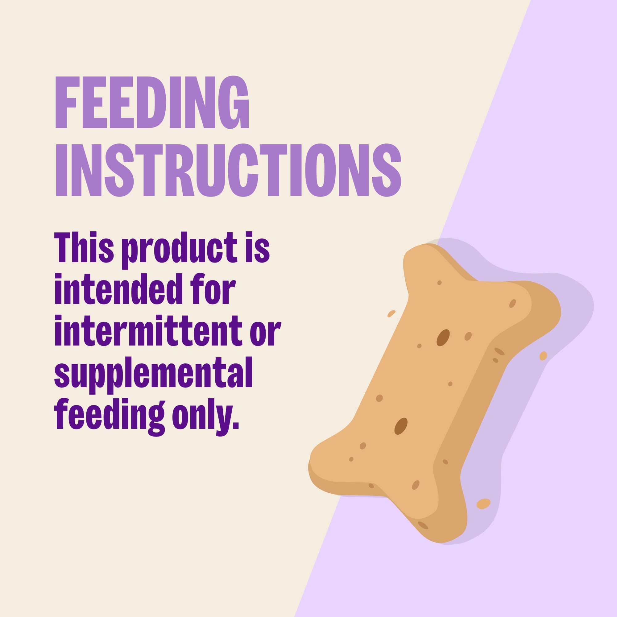 Old Mother Hubbard bone-shaped dog biscuits add a playful touch to rewards.