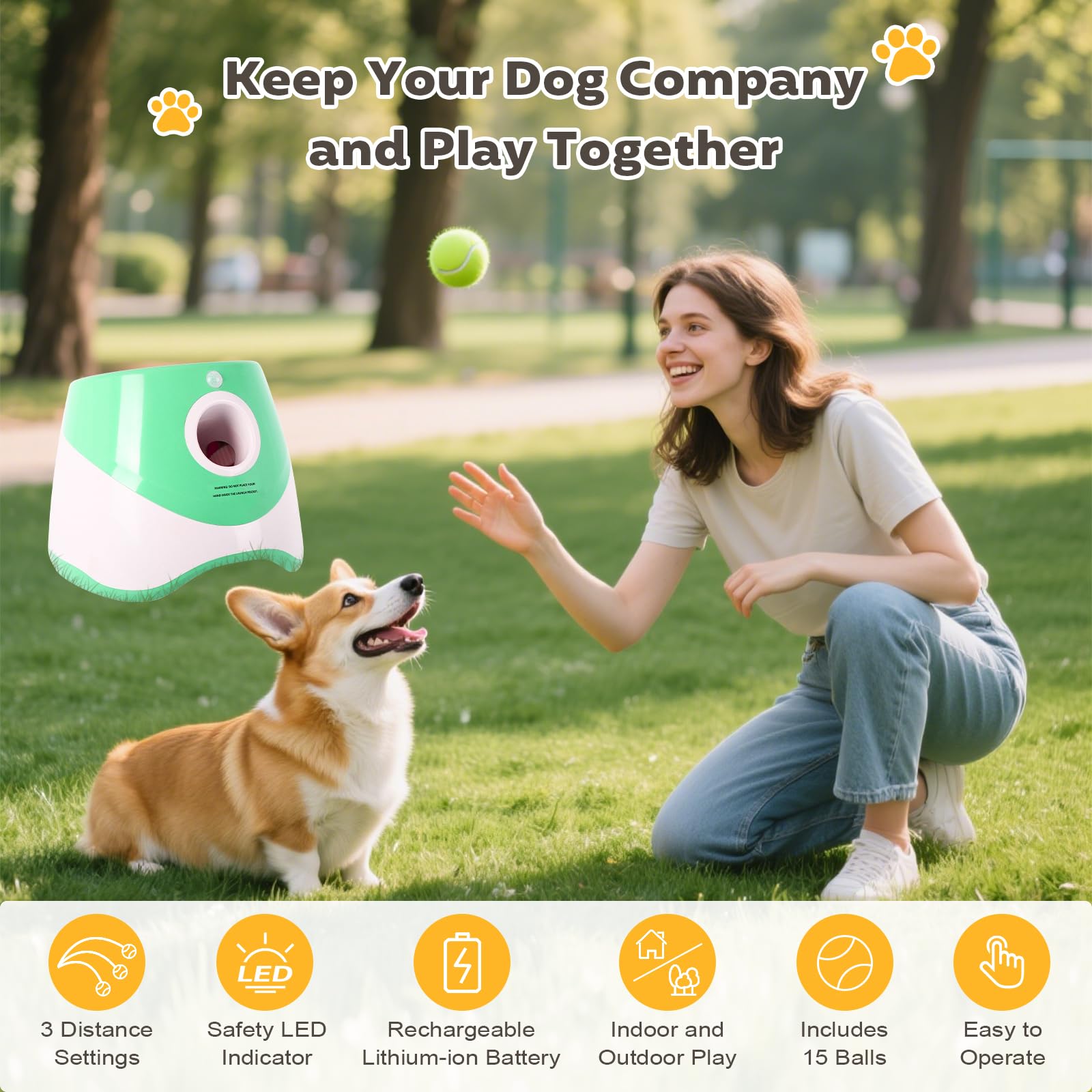 OLenyer mini 2-inch tennis balls designed for safe, engaging play.