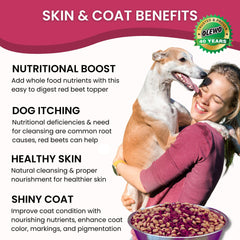 Olewo Red Beets ingredients label highlights a digestion-friendly formula.