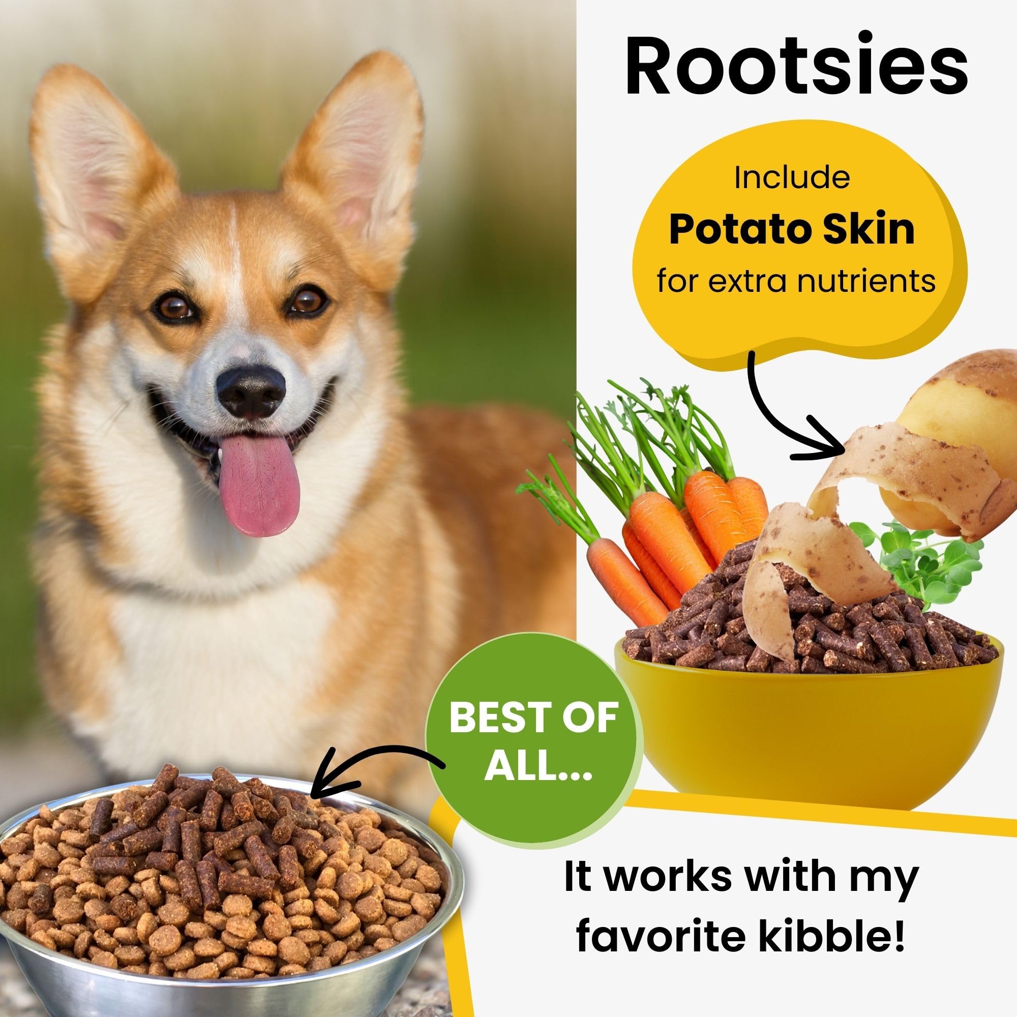 Olewo Rootsies fiber and prebiotic content promoting gut health.