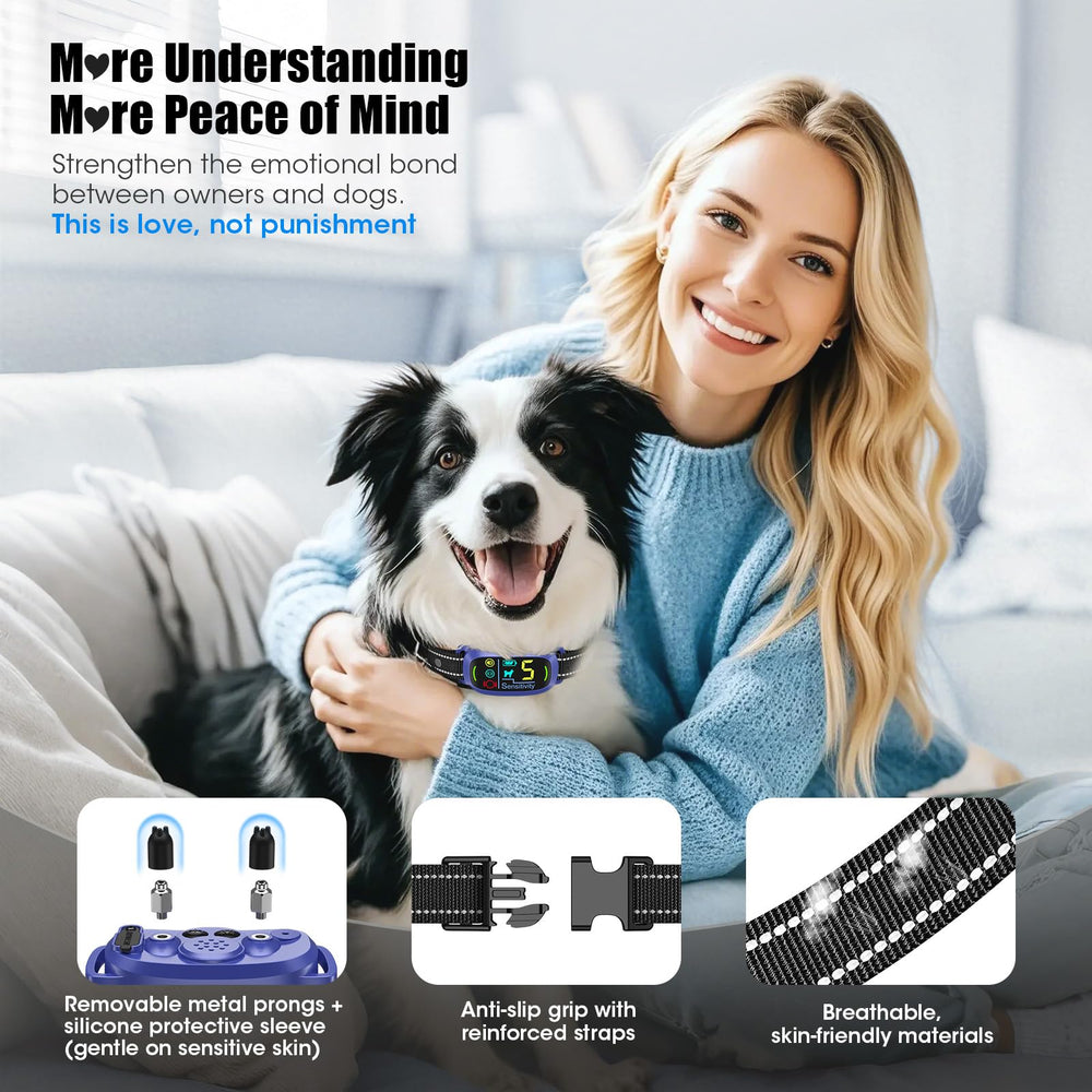 Oliry bark collar USB-C charging for quick replenishment