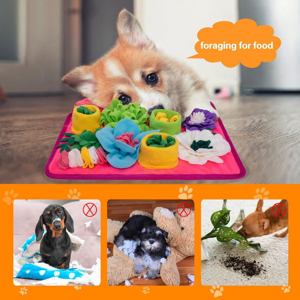 Oliumt Snuffle Mat for cats and rabbits supports playful foraging exploration
