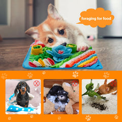 Oliumt Snuffle Mat shows textured fabric for slow feeding and exploration.