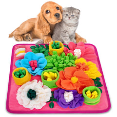 Oliumt Snuffle Mat for dogs promotes stress relief through scent work during meals