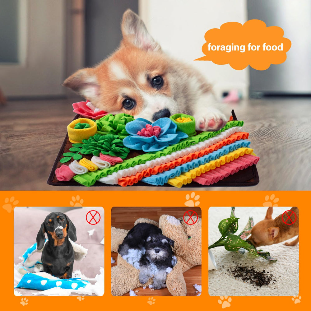 Oliumt Snuffle Mat for rabbits brown encourages foraging and calm play